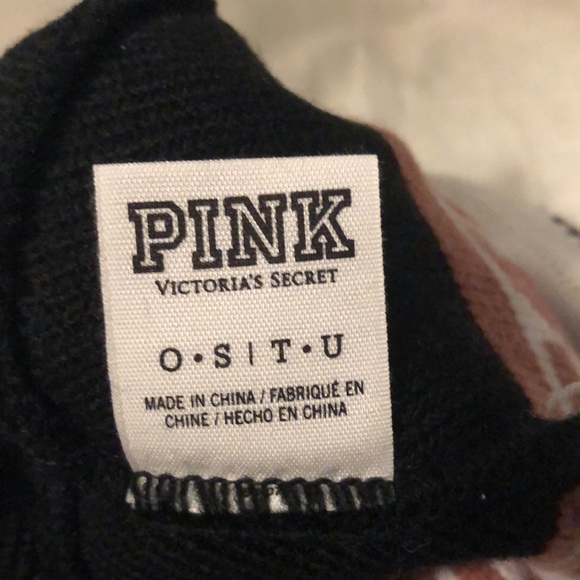 PINK NATION VICTORIA SECRET WINTER POM POM HAT - Picture 5 of 7